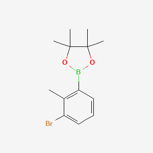molecular formula C13H18BBrO2 B6304571 3-Bromo-2-methylphenylboronic acid pinacol ester CAS No. 2057523-47-2