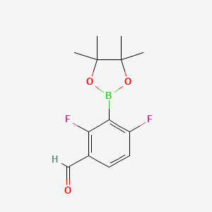molecular formula C13H15BF2O3 B6304586 2,6-Difluoro-3-formylphenylboronic acid pinacol ester CAS No. 2121512-61-4