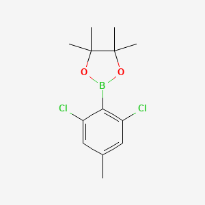 molecular formula C13H17BCl2O2 B6304641 2,6-Dichloro-4-methylphenylboronic acid pinacol ester CAS No. 2121511-76-8