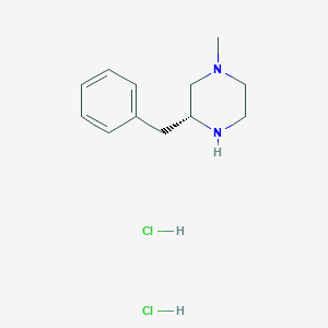 molecular formula C12H20Cl2N2 B6304798 (R)-3-Benzyl-1-methyl-piperazine dihydrochloride CAS No. 1965305-36-5