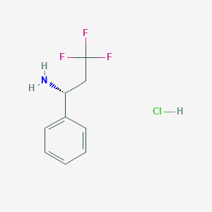 (R)-3,3,3-Trifluoro-1-phenyl-propylamine hydrochloride