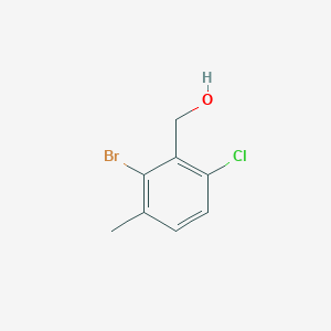 molecular formula C8H8BrClO B6304845 2-Bromo-6-chloro-3-methylbenzyl alcohol CAS No. 2091935-14-5