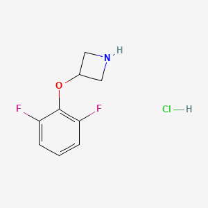molecular formula C9H10ClF2NO B6304894 3-(2,6-Difluoro-phenoxy)-azetidine hydrochloride CAS No. 1965310-43-3