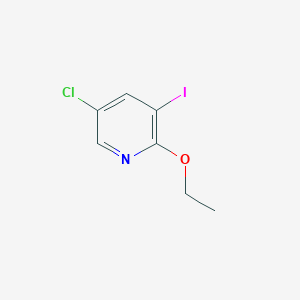 molecular formula C7H7ClINO B6304900 5-Chloro-2-ethoxy-3-iodopyridine CAS No. 1826110-06-8