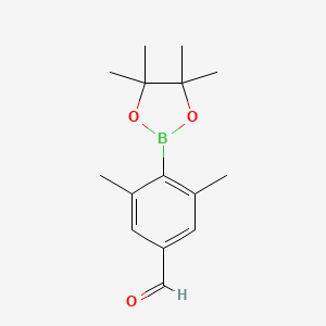 molecular formula C15H21BO3 B6304919 4-Formyl-2,6-dimethylphenylboronic acid pinacol ester CAS No. 1951423-28-1