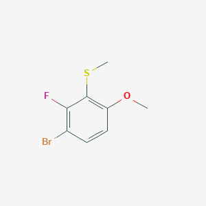 molecular formula C8H8BrFOS B6304932 (3-Bromo-2-fluoro-6-methoxyphenyl)(methyl)sulfane CAS No. 2090849-39-9