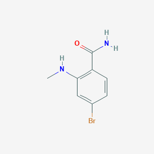 molecular formula C8H9BrN2O B6304939 4-Bromo-2-(methylamino)benzamide CAS No. 1369866-48-7