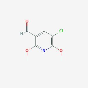 molecular formula C8H8ClNO3 B6304982 5-氯-2,6-二甲氧基-3-吡啶甲醛 CAS No. 1879026-07-9