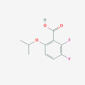 molecular formula C10H10F2O3 B6304995 2,3-Difluoro-6-isopropoxybenzoic acid CAS No. 1917346-66-7