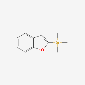 molecular formula C11H14OSi B6305021 2-(Trimethylsilyl)benzofuran, 97% CAS No. 60981-57-9