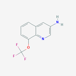 molecular formula C10H7F3N2O B6305029 8-(三氟甲氧基)喹啉-3-胺 CAS No. 2092339-50-7