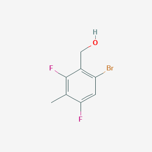 molecular formula C8H7BrF2O B6305044 6-Bromo-2,4-difluoro-3-methylbenzyl alcohol CAS No. 1879026-23-9