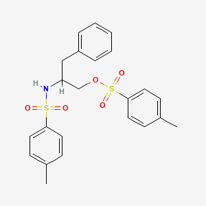 molecular formula C23H25NO5S2 B6305077 2-(4-Methylphenylsulfonamido)-3-phenylpropyl-4-methylbenzenesulfonate, 95% CAS No. 87678-56-6