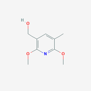 molecular formula C9H13NO3 B6305128 2,6-Dimethoxy-5-methylpyridine-3-methanol CAS No. 1879026-22-8