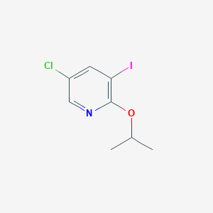 molecular formula C8H9ClINO B6305153 5-Chloro-2-isopropoxy-3-iodopyridine CAS No. 1826109-98-1
