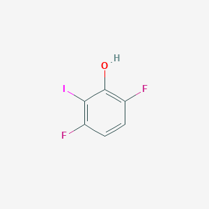 molecular formula C6H3F2IO B6305238 3,6-Difluoro-2-iodophenol CAS No. 2092374-07-5