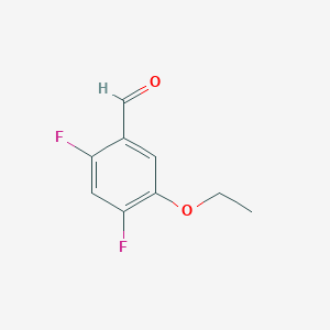 molecular formula C9H8F2O2 B6305270 5-Ethoxy-2,4-difluorobenzaldehyde CAS No. 2092187-03-4