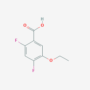 molecular formula C9H8F2O3 B6305276 5-Ethoxy-2,4-difluorobenzoic acid CAS No. 2091815-37-9