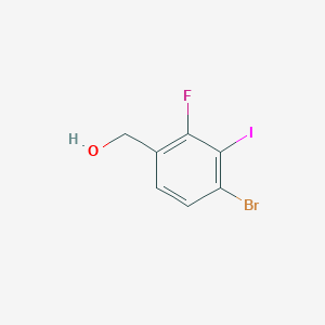 molecular formula C7H5BrFIO B6305279 (4-Bromo-2-fluoro-3-iodophenyl)methanol CAS No. 2092123-94-7
