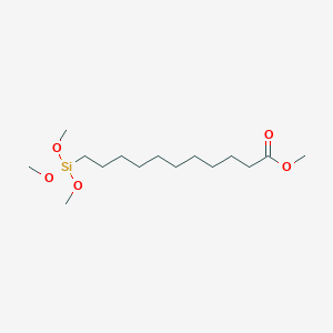 molecular formula C15H32O5Si B6305296 Methyl 11-(trimethoxysilyl)undecanoate CAS No. 4236-53-7