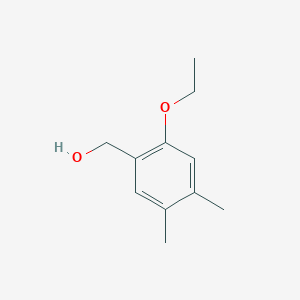 molecular formula C11H16O2 B6305308 (2-Ethoxy-4,5-dimethylphenyl)methanol CAS No. 2092375-78-3