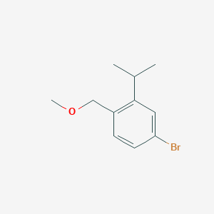 molecular formula C11H15BrO B6305420 4-Bromo-1-(methoxymethyl)-2-(propan-2-yl)benzene CAS No. 1370601-50-5