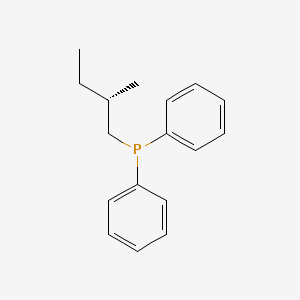 molecular formula C17H21P B6305453 S(+)-(2-Methylbutyl)diphenylphosphine, 95% CAS No. 53531-21-8
