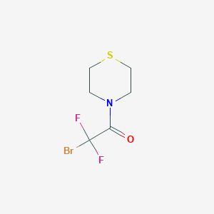 2-Bromo-2,2-difluoro-1-thiomorpholinoethanone