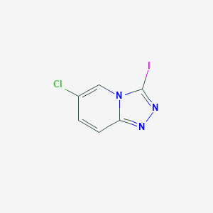 molecular formula C6H3ClIN3 B6305469 6-Chloro-3-iodo-[1,2,4]triazolo[4,3-a]pyridine CAS No. 1935611-12-3