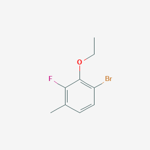 molecular formula C9H10BrFO B6305474 1-Bromo-2-ethoxy-3-fluoro-4-methylbenzene CAS No. 1871732-84-1