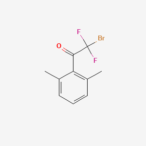 molecular formula C10H9BrF2O B6305481 2-Bromo-2,2-difluoro-1-(2,6-dimethylphenyl)ethanone CAS No. 1935594-97-0