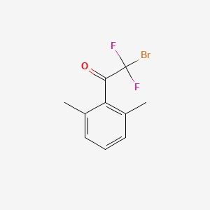 molecular formula C10H9BrF2O B6305481 2-Bromo-1-(2,6-dimethylphenyl)-2,2-difluoroethanone CAS No. 1935594-97-0