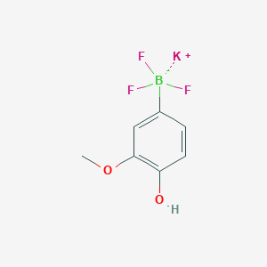 molecular formula C7H7BF3KO2 B6305538 Potassium 4-hydroxy-3-methoxyphenyltrifluoroborate CAS No. 1883442-55-4