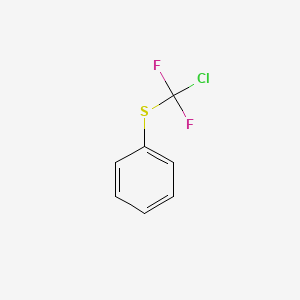 molecular formula C7H5ClF2S B6305560 [(Chlorodifluoromethyl)thio]benzene, 98% CAS No. 85554-53-6