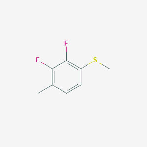 molecular formula C8H8F2S B6305635 (2,3-Difluoro-4-methylphenyl)(methyl)sulfane CAS No. 1806334-83-7