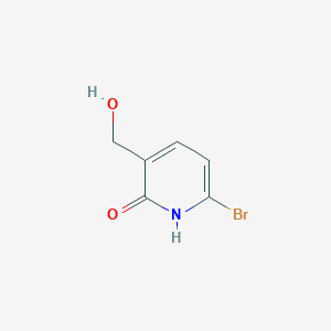 molecular formula C6H6BrNO2 B6305641 6-Bromo-3-(hydroxymethyl)-1H-pyridin-2-one CAS No. 1807166-41-1