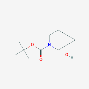 molecular formula C11H19NO3 B6305665 tert-Butyl 1-hydroxy-3-azabicyclo[4.1.0]heptane-3-carboxylate CAS No. 1934533-72-8