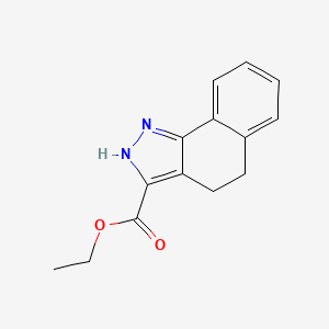 molecular formula C14H14N2O2 B6305753 Ethyl 2H,4H,5H-benzo[g]indazole-3-carboxylate CAS No. 874879-89-7