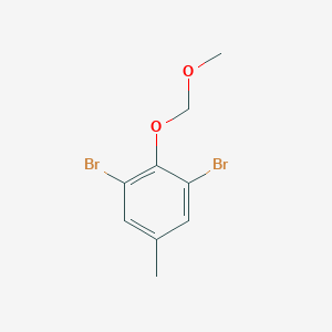 molecular formula C9H10Br2O2 B6305779 1,3-Dibromo-2-(methoxymethoxy)-5-methylbenzene CAS No. 1245635-36-2