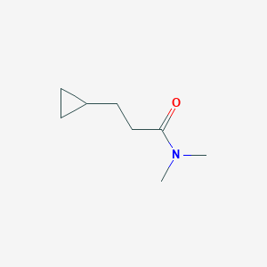 molecular formula C8H15NO B6305793 N,N-Dimethyl-3-(cyclopropyl)-propanamide CAS No. 1849348-77-1