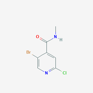 molecular formula C7H6BrClN2O B6305813 5-Bromo-2-chloro-N-methylisonicotinamide CAS No. 1857172-64-5