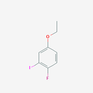 molecular formula C8H8FIO B6305858 4-Ethoxy-1-fluoro-2-iodobenzene CAS No. 1934682-91-3