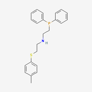 molecular formula C23H26NPS B6305879 N-[2-(Diphenylphosphino)ethyl]-2-[(4-methylphenyl)thio]-ethanamine CAS No. 1883429-99-9