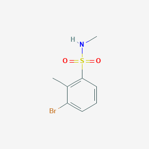 molecular formula C8H10BrNO2S B6305943 3-Bromo-2,N-dimethyl-benzenesulfonamide, 95% CAS No. 1863276-25-8