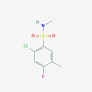 2-Chloro-4-fluoro-5,N-dimethyl-benzenesulfonamide, 95%