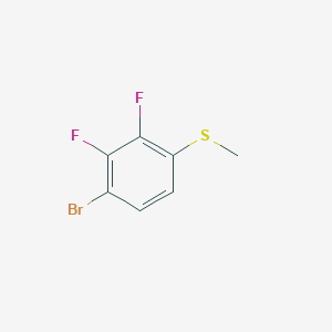 molecular formula C7H5BrF2S B6305965 (4-Bromo-2,3-difluorophenyl)(methyl)sulfane CAS No. 1823588-11-9