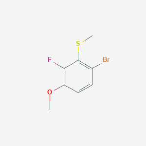 molecular formula C8H8BrFOS B6305978 (6-Bromo-2-fluoro-3-methoxyphenyl)(methyl)sulfane CAS No. 1822822-76-3