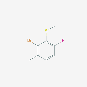 molecular formula C8H8BrFS B6305981 (2-Bromo-6-fluoro-3-methylphenyl)(methyl)sulfane CAS No. 1823520-30-4