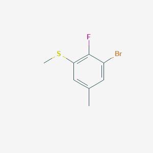 molecular formula C8H8BrFS B6305997 (3-Bromo-2-fluoro-5-methylphenyl)(methyl)sulfane CAS No. 1824060-65-2