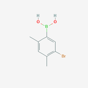 molecular formula C8H10BBrO2 B6306030 5-Bromo-2,4-dimethylphenylboronic acid, 95% CAS No. 854662-84-3